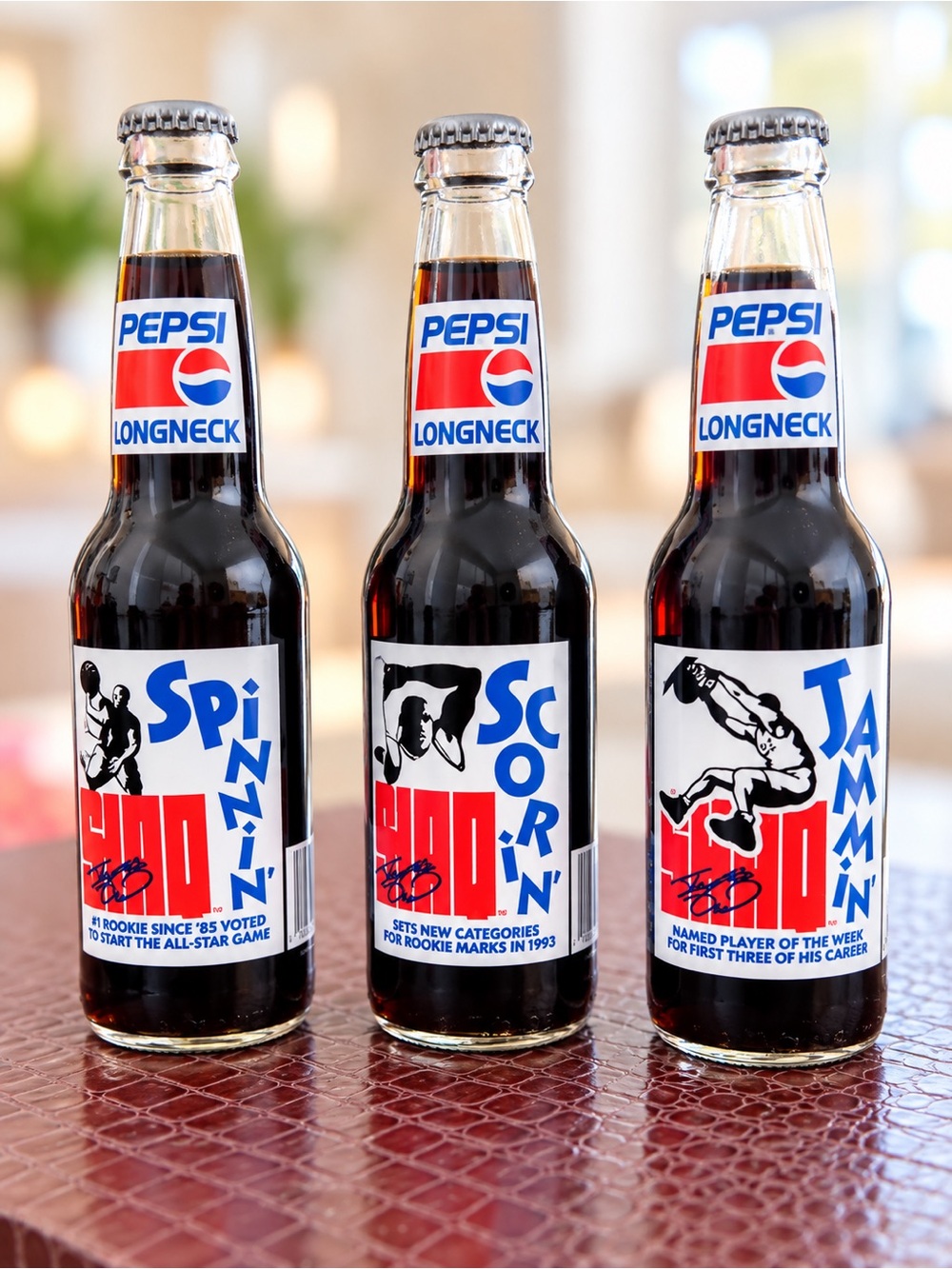 Vintage 1992–93 Pepsi Shaq Attaq PAQ Collector’s Edition 6-Bottle Set - Picture 6 of 6